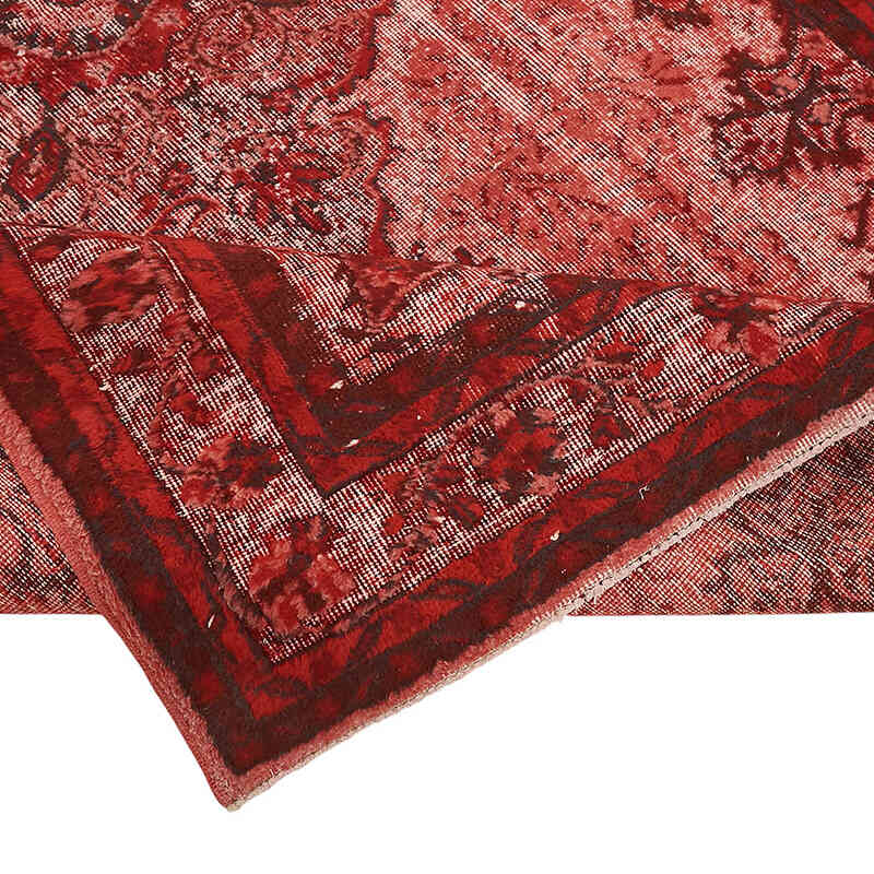 Hand Carved Over-Dyed Rug - 5' 8" x 9' 2" (68" x 110") - K0082180