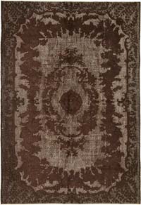 Hand Carved Over-Dyed Rug - 6' 10" x 9' 11" (82" x 119")