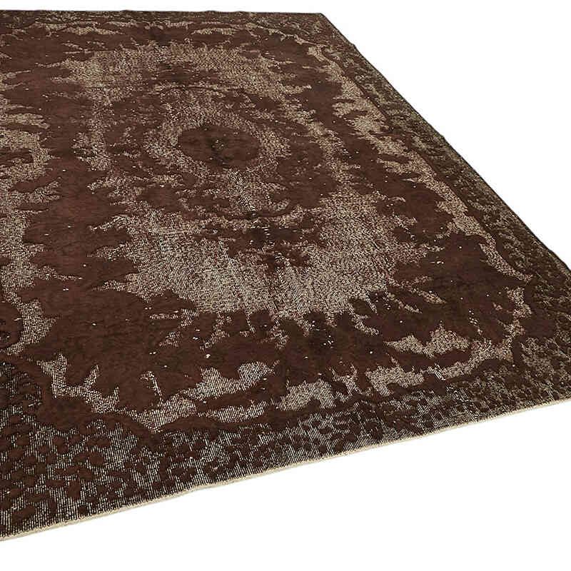 Hand Carved Over-Dyed Rug - 6' 10" x 9' 11" (82" x 119") - K0082181