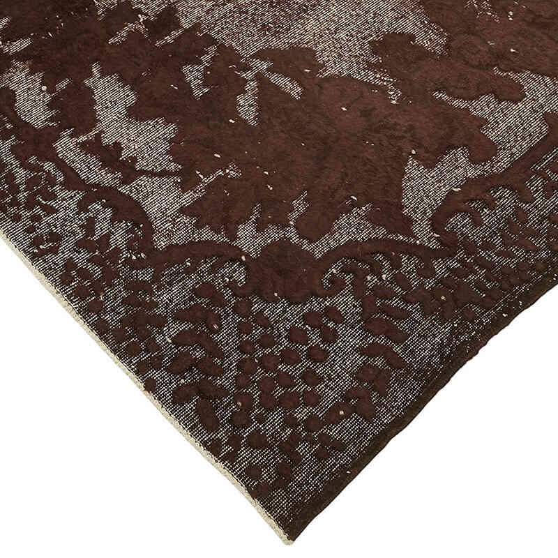 Hand Carved Over-Dyed Rug - 6' 10" x 9' 11" (82" x 119") - K0082181