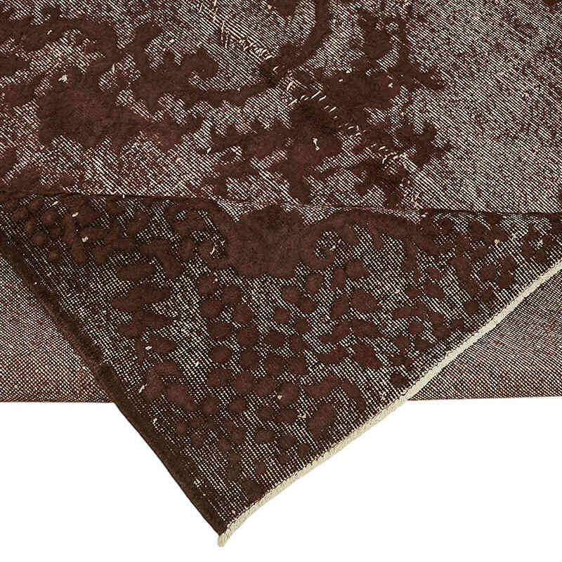 Hand Carved Over-Dyed Rug - 6' 10" x 9' 11" (82" x 119") - K0082181