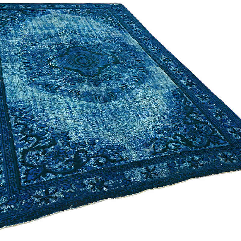 Hand Carved Over-Dyed Rug - 6' 9" x 10' 6" (81" x 126") - K0082182