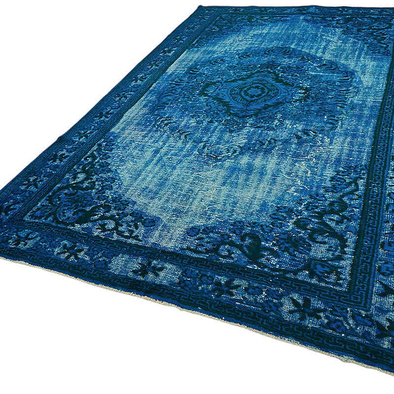Hand Carved Over-Dyed Rug - 6' 9" x 10' 6" (81" x 126") - K0082182
