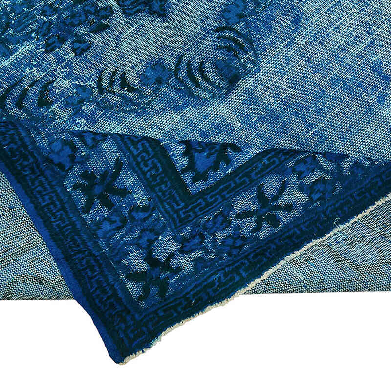 Hand Carved Over-Dyed Rug - 6' 9" x 10' 6" (81" x 126") - K0082182
