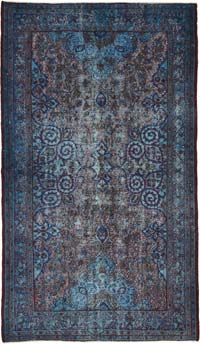 El Oyması Boyalı Halı - 166 cm x 283 cm