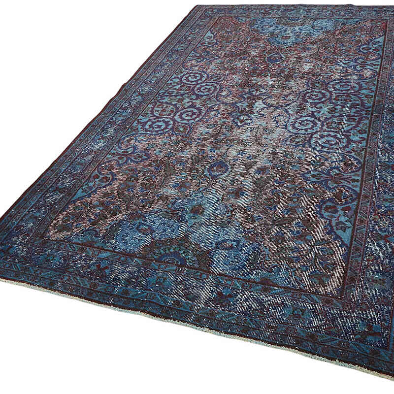 Hand Carved Over-Dyed Rug - 5' 5" x 9' 3" (65" x 111") - K0082183