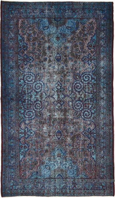 Alfombra Tallada a Mano Sobre Teñida - 166 cm x 283 cm