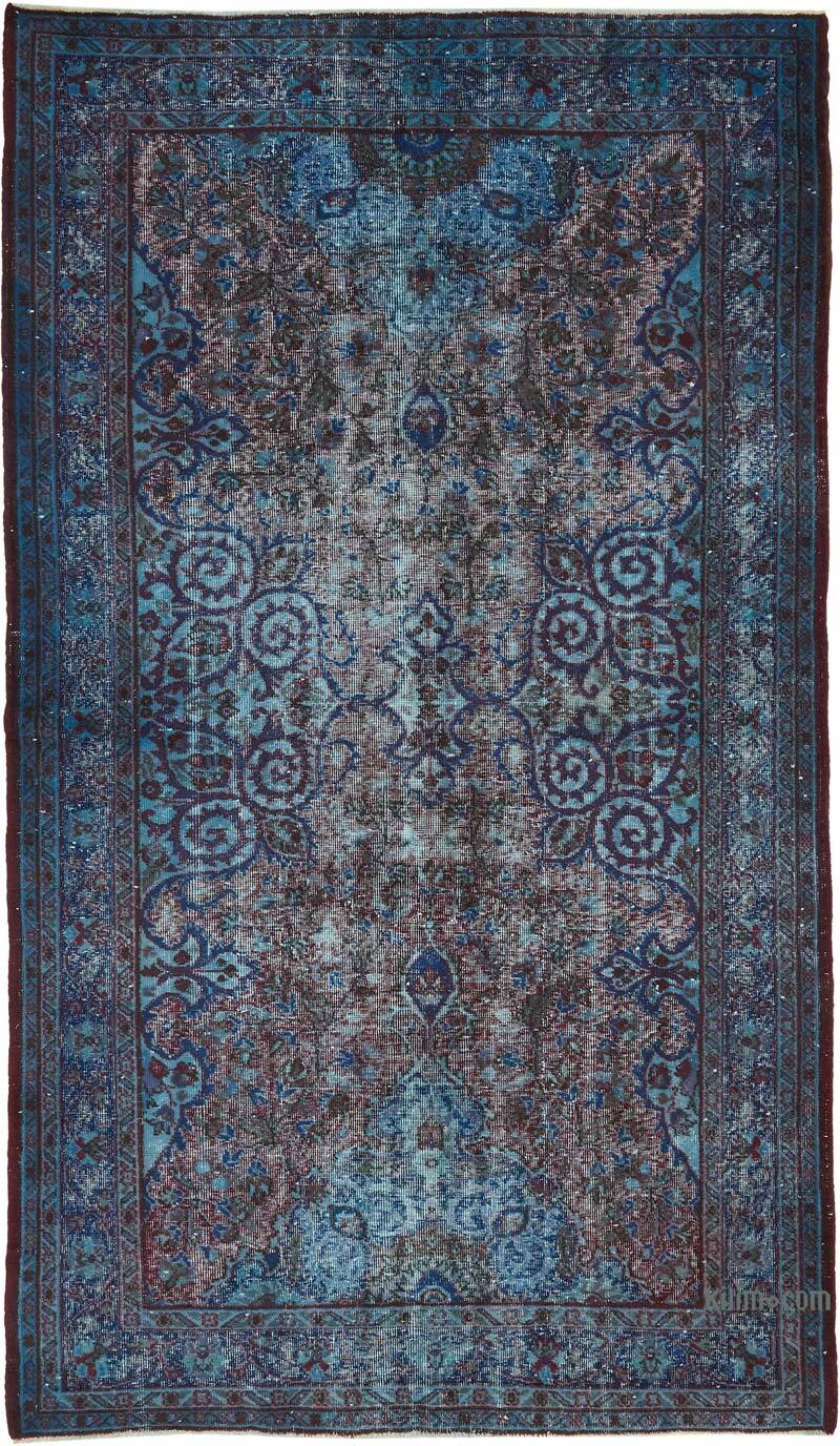Hand Carved Over-Dyed Rug - 5' 5" x 9' 3" (65" x 111") - K0082183