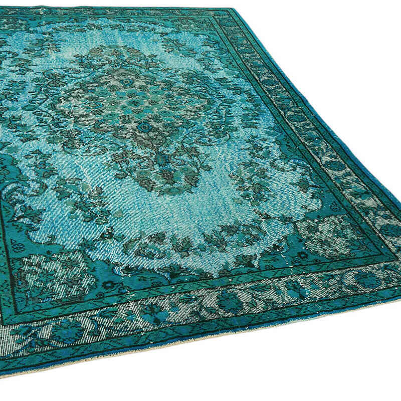 Alfombra Tallada a Mano Sobre Teñida - 186 cm x 270 cm - K0082187