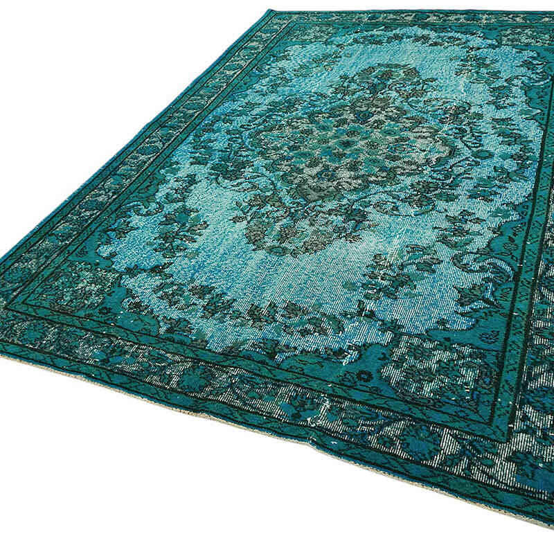 Alfombra Tallada a Mano Sobre Teñida - 186 cm x 270 cm - K0082187