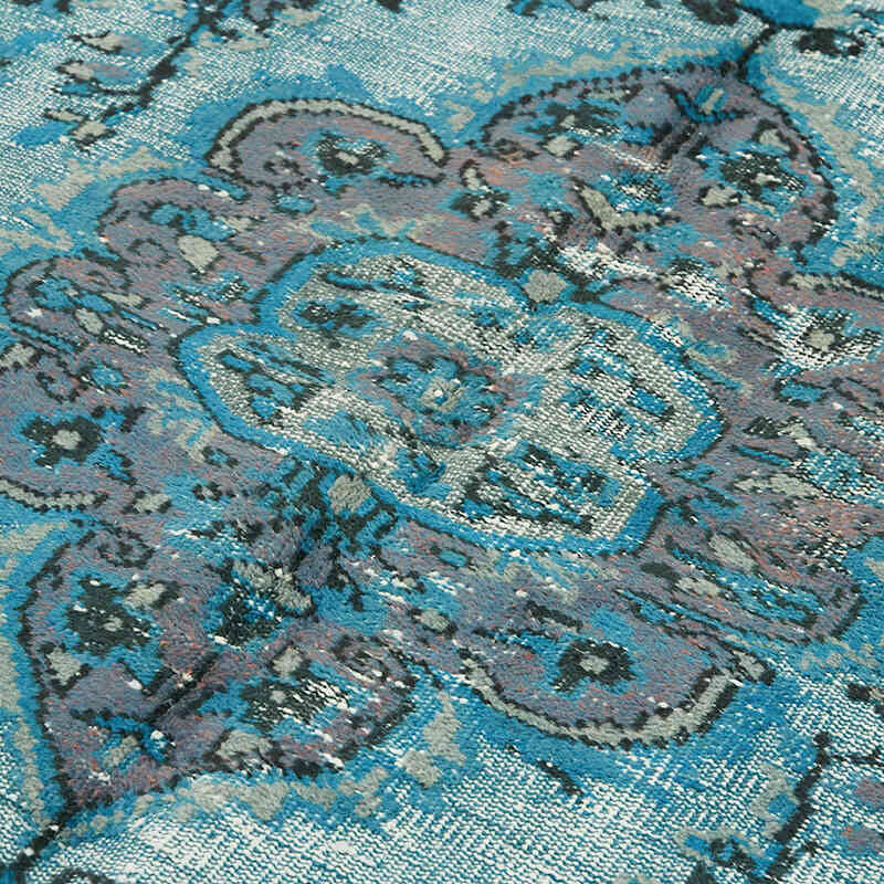 Alfombra Tallada a Mano Sobre Teñida - 158 cm x 270 cm - K0082188