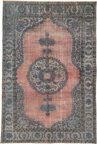 El Oyması Boyalı Halı - 208 cm x 304 cm