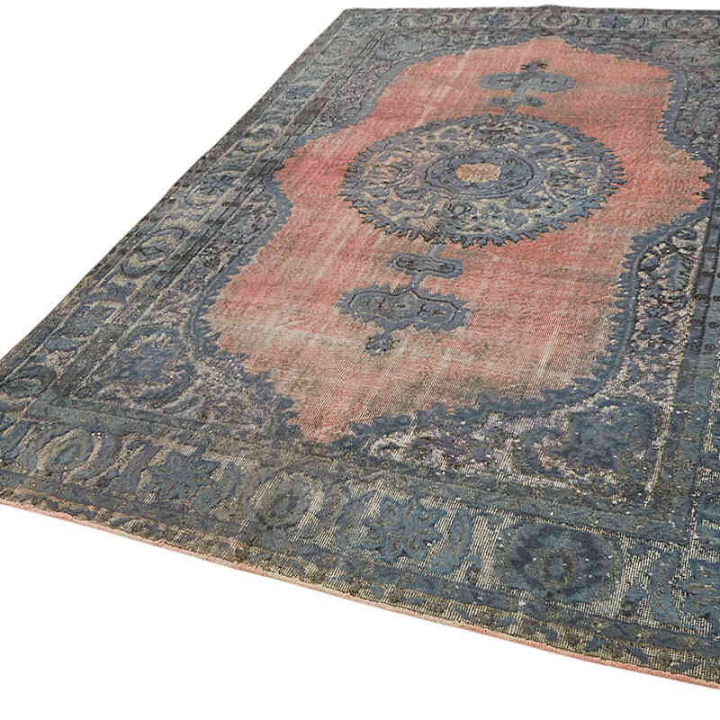 Alfombra Tallada a Mano Sobre Teñida - 208 cm x 304 cm - K0082190