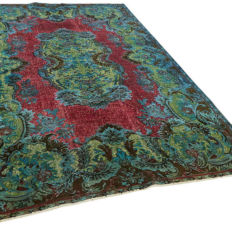 Alfombra Tallada a Mano Sobre Teñida - 183 cm x 295 cm - K0082192