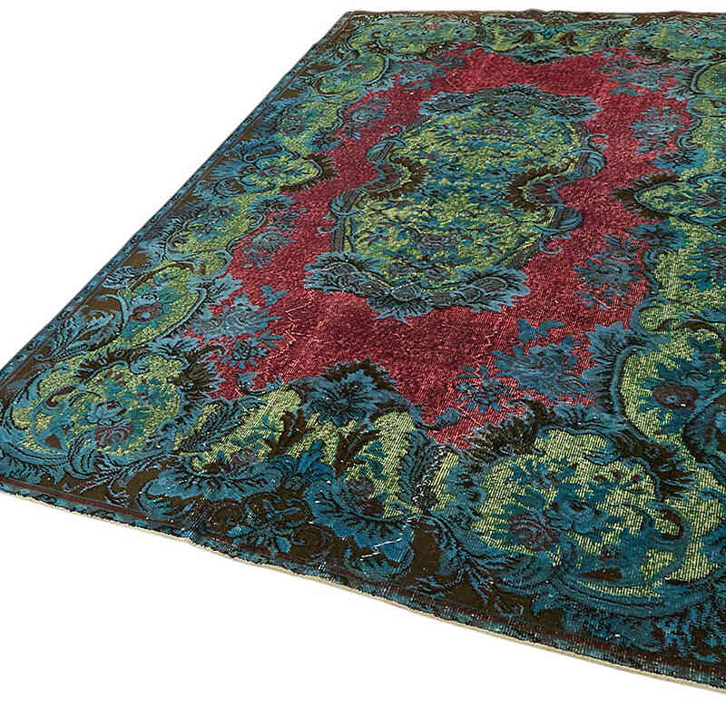 Alfombra Tallada a Mano Sobre Teñida - 183 cm x 295 cm - K0082192