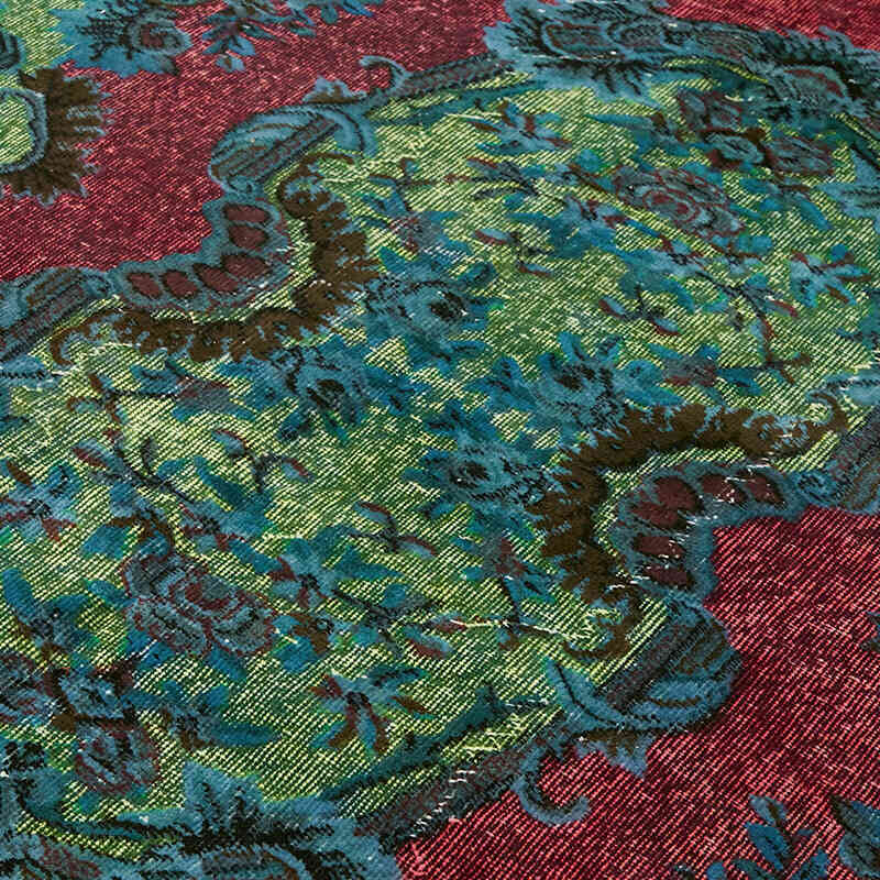 Alfombra Tallada a Mano Sobre Teñida - 183 cm x 295 cm - K0082192