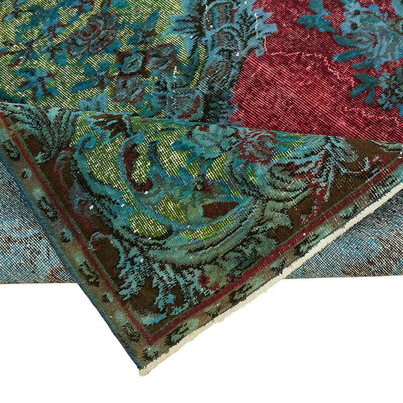 Alfombra Tallada a Mano Sobre Teñida - 183 cm x 295 cm - K0082192