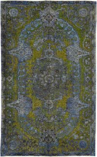 El Oyması Boyalı Halı - 192 cm x 310 cm