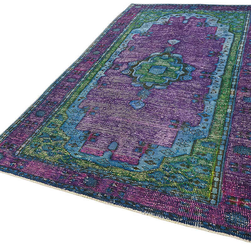Alfombra Tallada a Mano Sobre Teñida - 173 cm x 276 cm - K0082194
