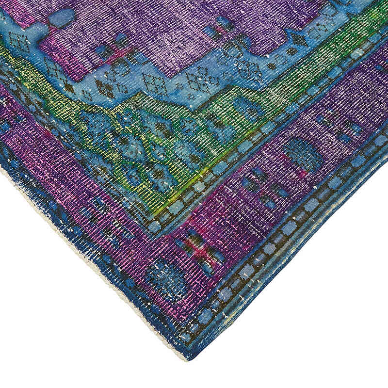 Alfombra Tallada a Mano Sobre Teñida - 173 cm x 276 cm - K0082194