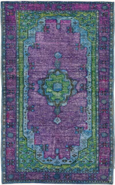 El Oyması Boyalı Halı - 173 cm x 276 cm