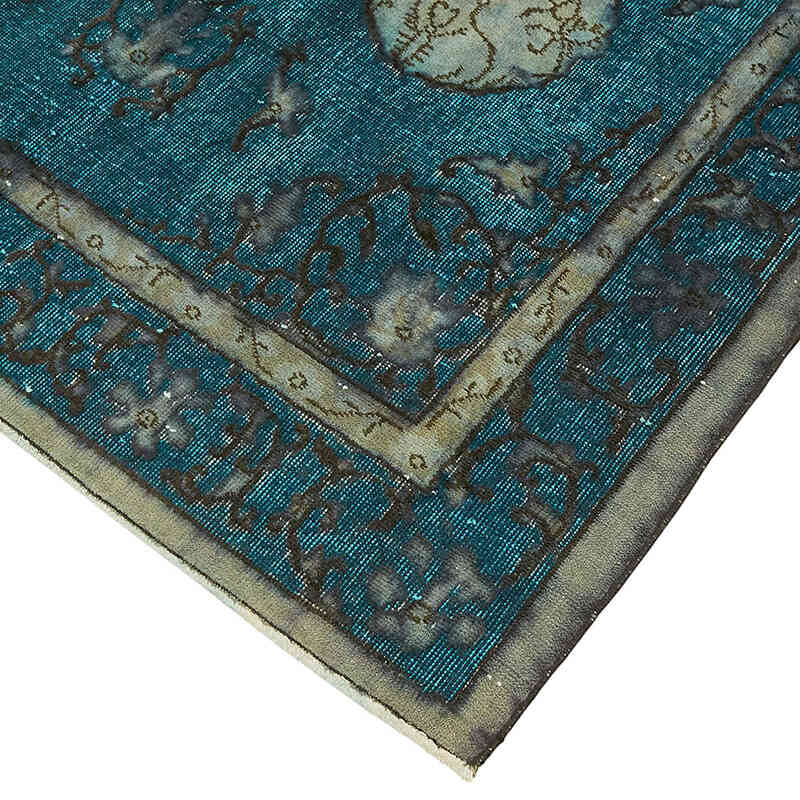 Hand Carved Over-Dyed Rug - 4' 10" x 8' 2" (58" x 98") - K0082195