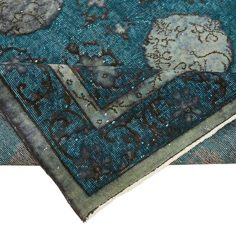 Hand Carved Over-Dyed Rug - 4' 10" x 8' 2" (58" x 98") - K0082195