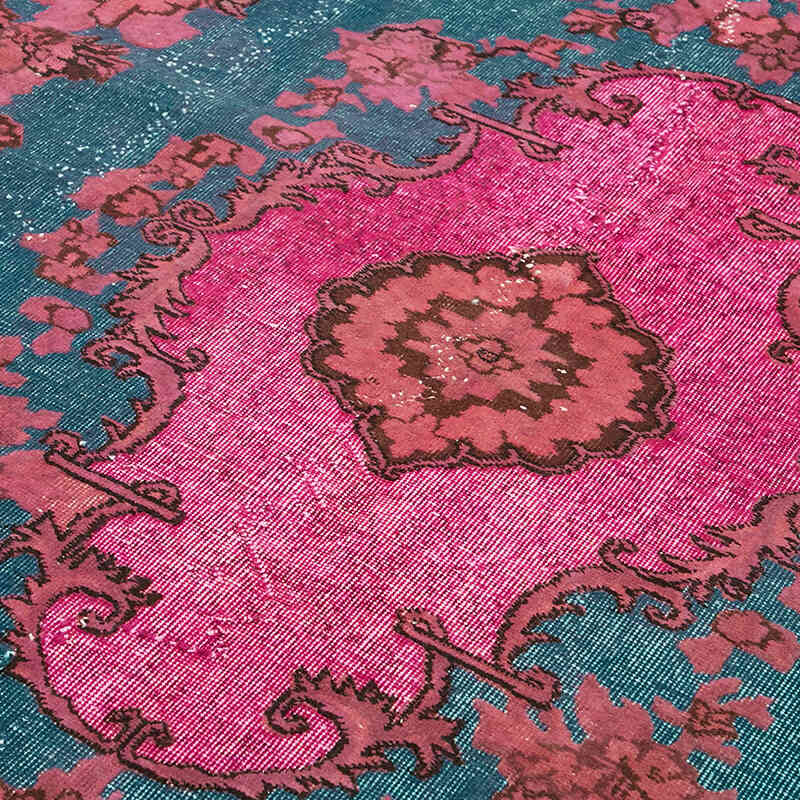 Alfombra Tallada a Mano Sobre Teñida - 209 cm x 309 cm - K0082197