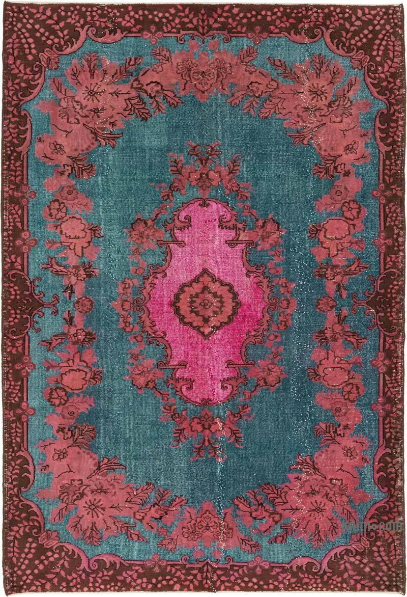 Alfombra Tallada a Mano Sobre Teñida - 209 cm x 309 cm - K0082197