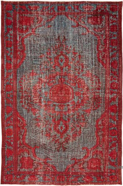 El Oyması Boyalı Halı - 205 cm x 305 cm