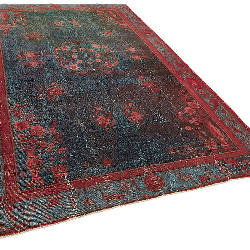 El Oyması Boyalı Halı - 216 cm x 348 cm - K0082200