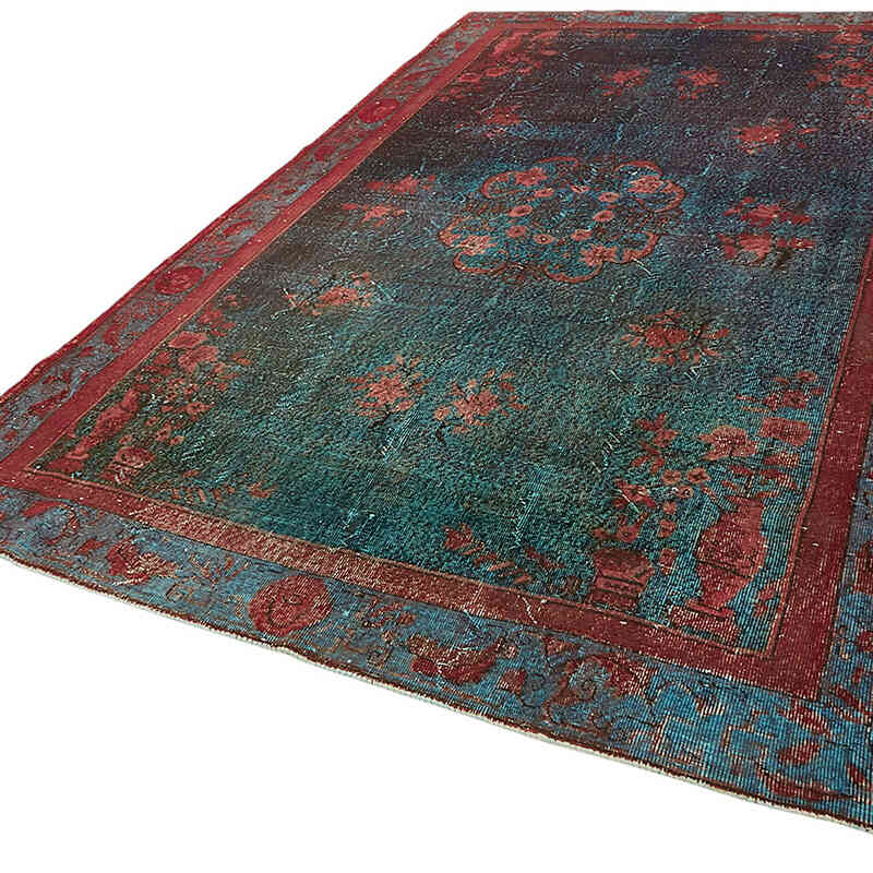 El Oyması Boyalı Halı - 216 cm x 348 cm - K0082200