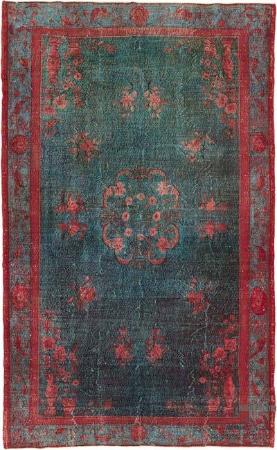 El Oyması Boyalı Halı - 216 cm x 348 cm