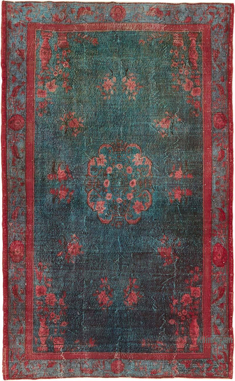 El Oyması Boyalı Halı - 216 cm x 348 cm - K0082200