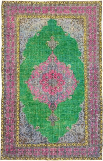 El Oyması Boyalı Halı - 213 cm x 334 cm