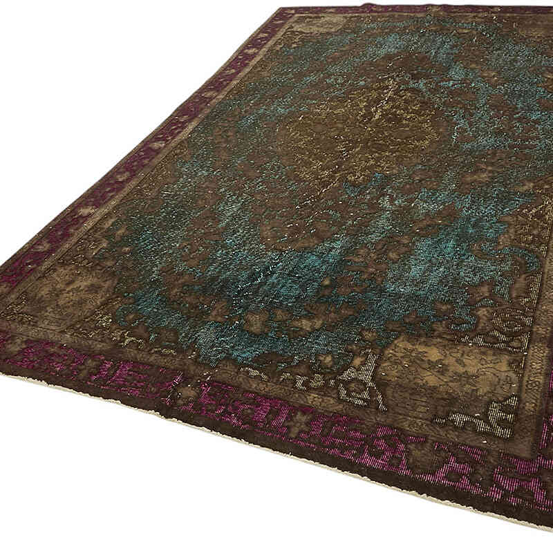 El Oyması Boyalı Halı - 202 cm x 317 cm - K0082202