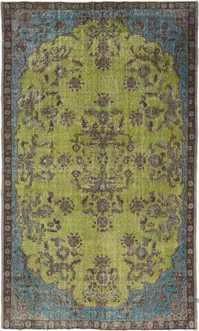 Alfombra Tallada a Mano Sobre Teñida - 202 cm x 340 cm