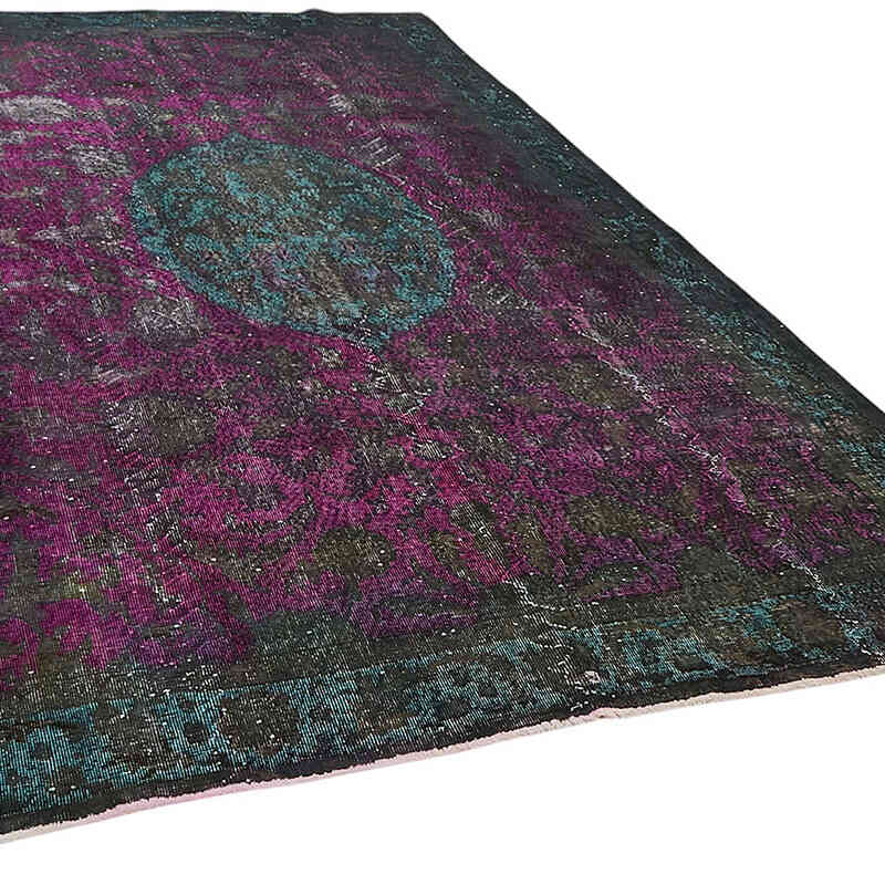 Hand Carved Over-Dyed Rug - 6' 9" x 10' 8" (81" x 128") - K0082206