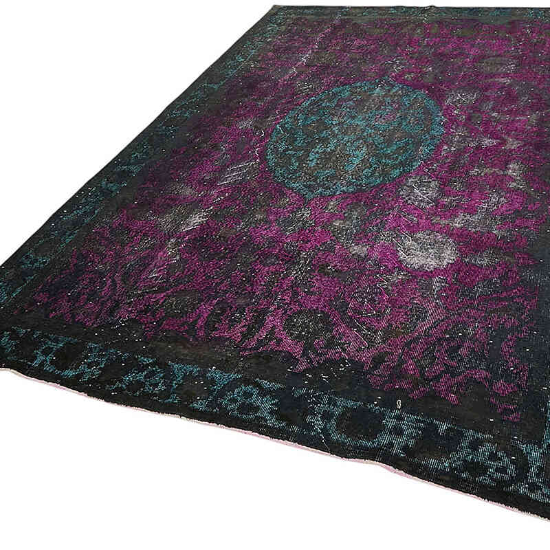 Hand Carved Over-Dyed Rug - 6' 9" x 10' 8" (81" x 128") - K0082206