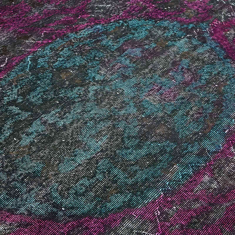 Hand Carved Over-Dyed Rug - 6' 9" x 10' 8" (81" x 128") - K0082206