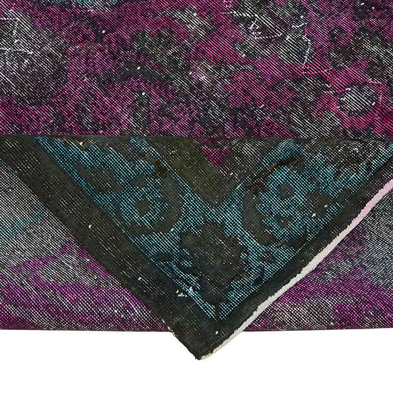 Hand Carved Over-Dyed Rug - 6' 9" x 10' 8" (81" x 128") - K0082206
