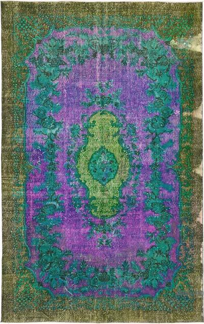 El Oyması Boyalı Halı - 219 cm x 350 cm