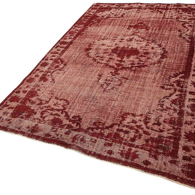 Hand Carved Over-Dyed Rug - 5' 9" x 8' 8" (69" x 104") - K0082209