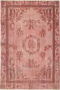 El Oyması Boyalı Halı - 201 cm x 302 cm