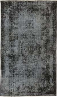 Hand Carved Over-Dyed Rug - 5' 2" x 8' 9" (62" x 105")