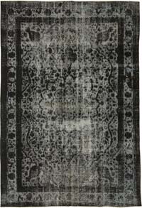 Hand Carved Over-Dyed Rug - 6' 7" x 9' 9" (79" x 117")