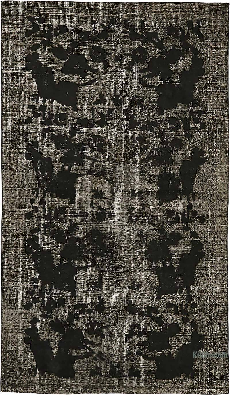 Hand Carved Over-Dyed Rug - 3' 9" x 6' 6" (45" x 78") - K0082218