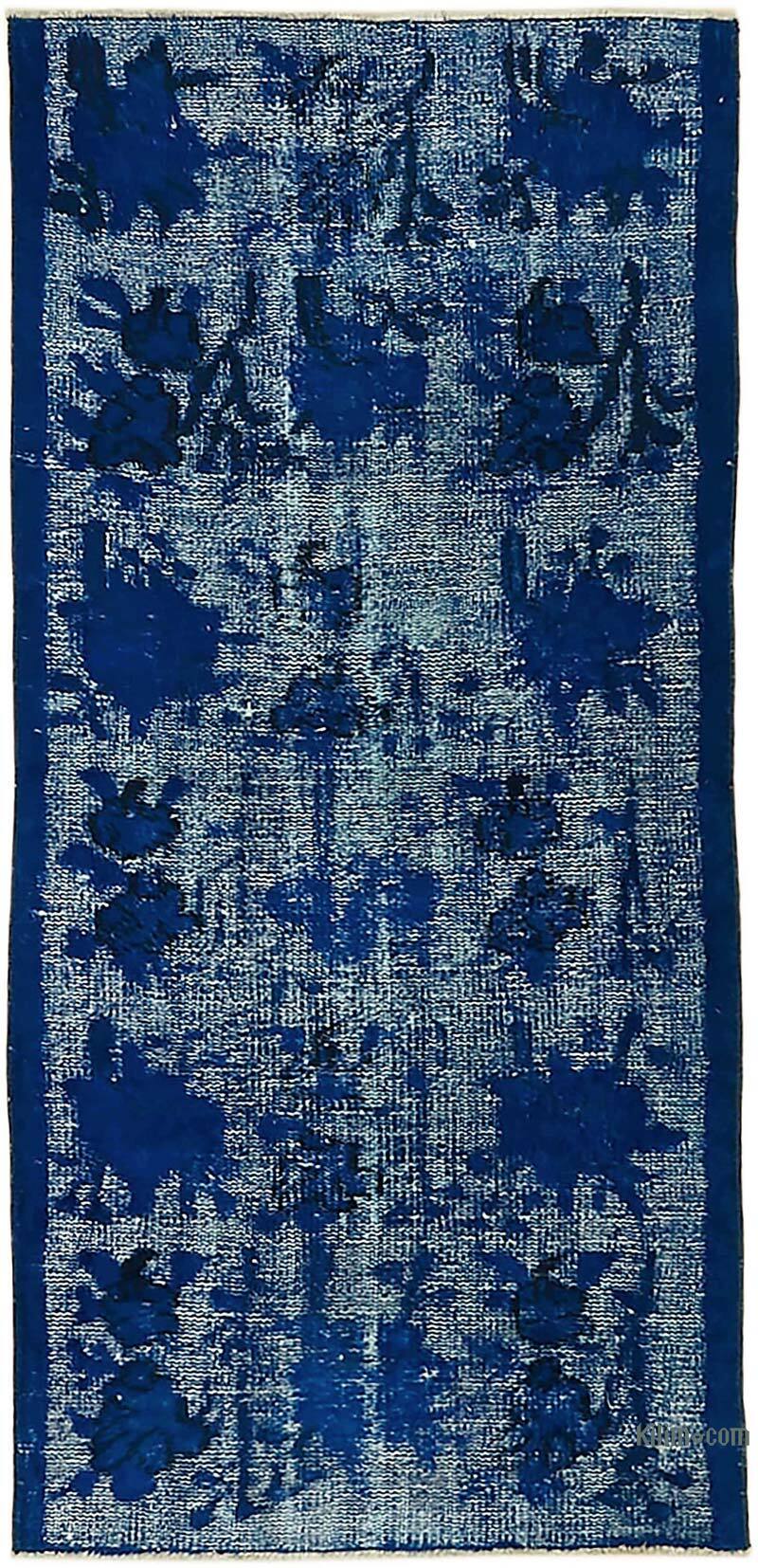 Hand Carved Over-Dyed Rug - 2' 9" x 5' 11" (33" x 71") - K0082221