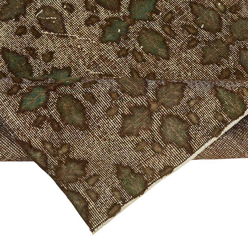 Hand Carved Over-Dyed Rug - 3' 7" x 6' 8" (43" x 80") - K0082222