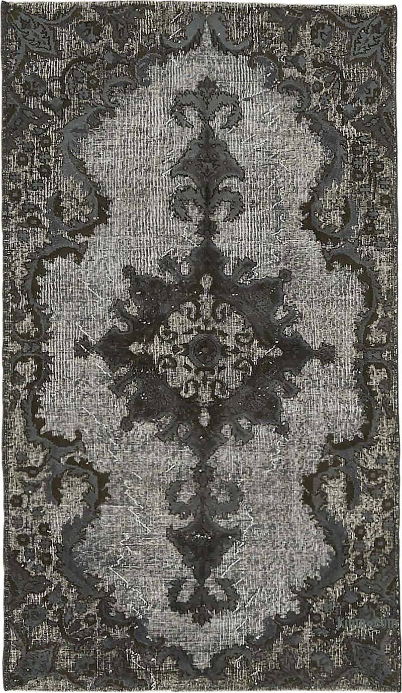 Hand Carved Over-Dyed Rug - 3' 11" x 6' 11" (47" x 83") - K0082223